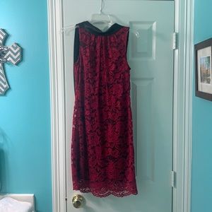 White House Black Market Dresses Whbm Red Lace Sheath Dress